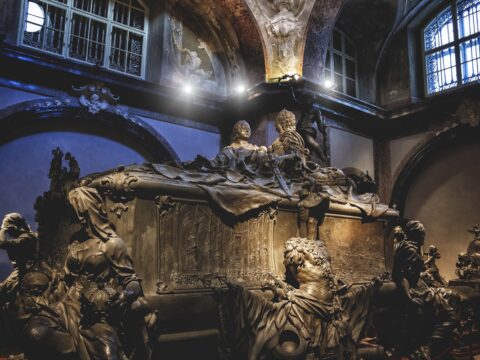 Wien - Kapuzinergruft - Rokokosaal in der Maria Theresia Gruft