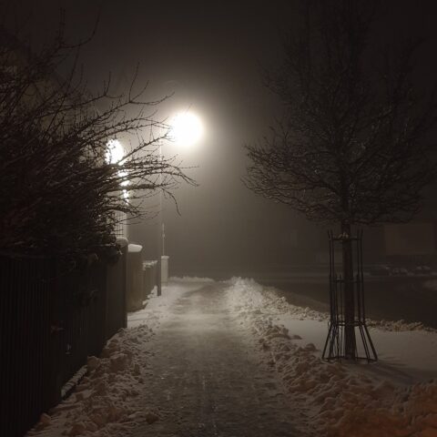 Blankenburg - nebelige Nacht