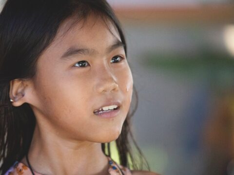 Songkran in Thailand - Mädchen